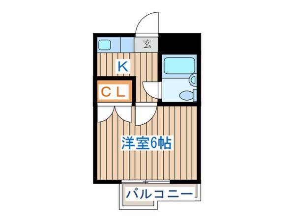 原の町マンションの物件間取画像